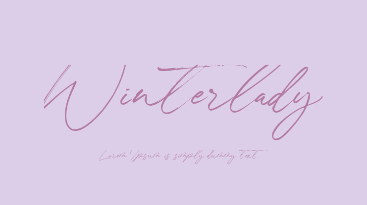 Winterlady Font