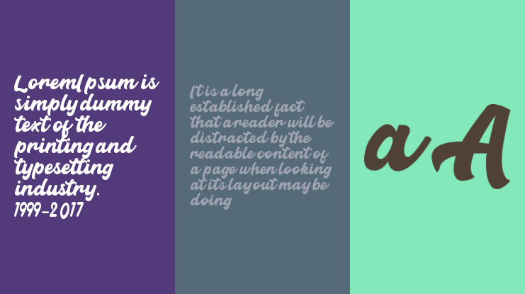 Carlanta  Script Font Family