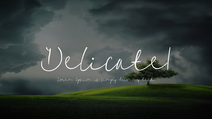 Delicate1 Font
