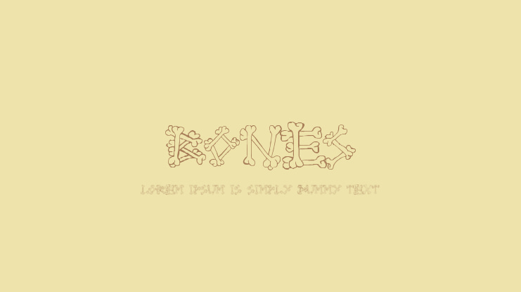 Bones 2 Font
