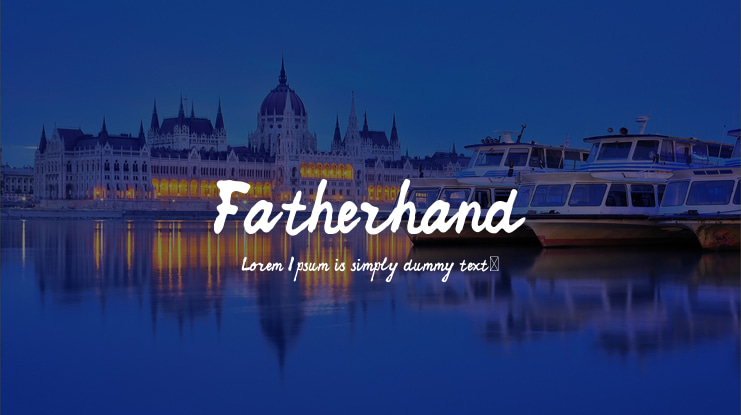 Fatherhand Font
