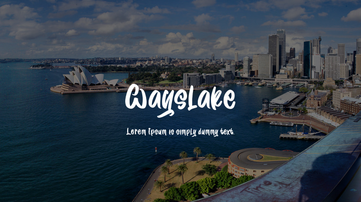 Wayslake Font