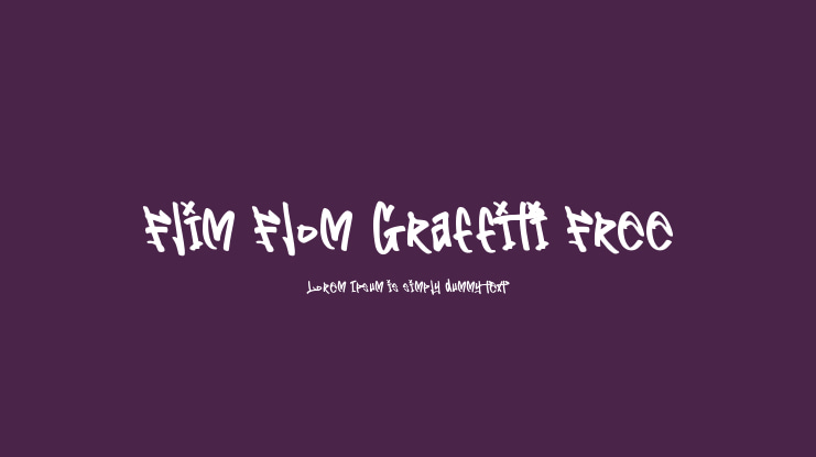 Flim Flom Graffiti Free Font