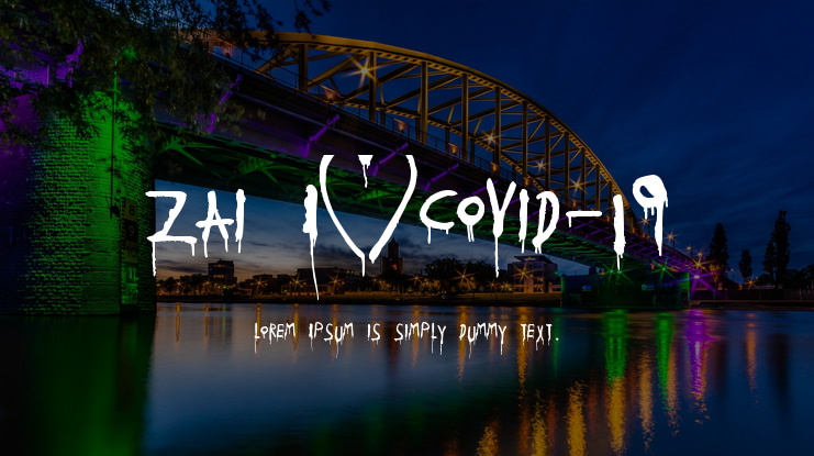 zai I♥Covid-19 Font