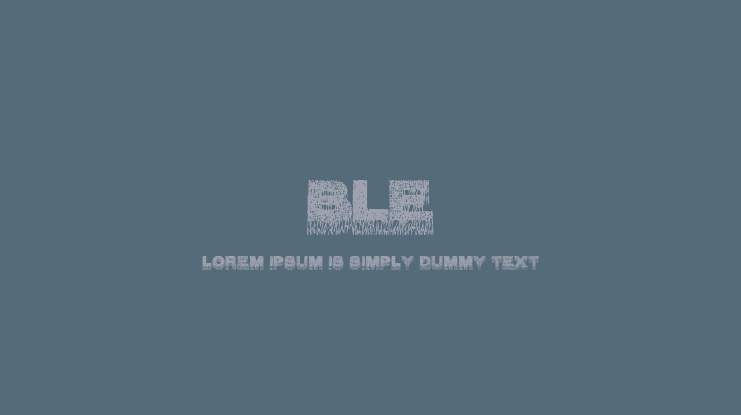 Ble Font