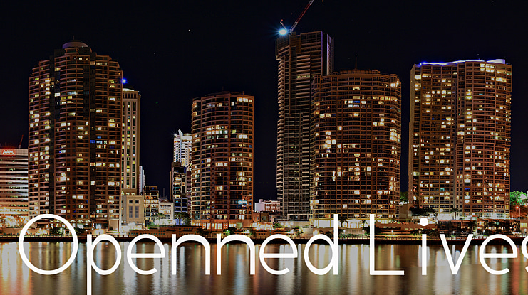 Openned Lives Font Family