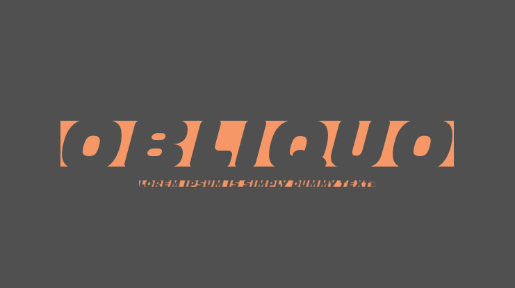 Obliquo Font