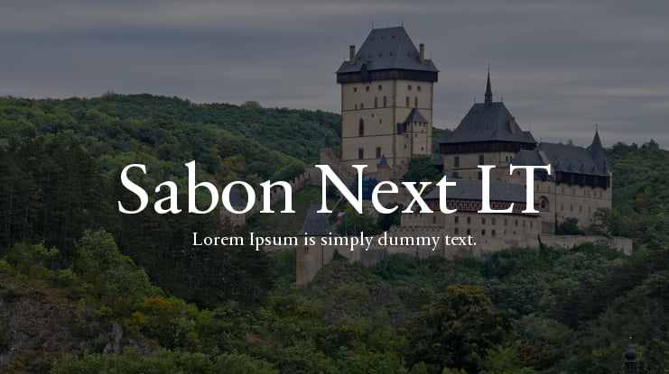 Sabon Next LT Font Family