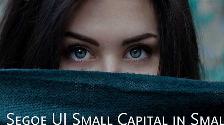 Segoe UI Small Capital in Small Font
