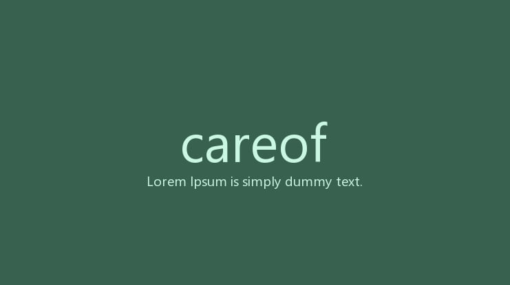 careof Font