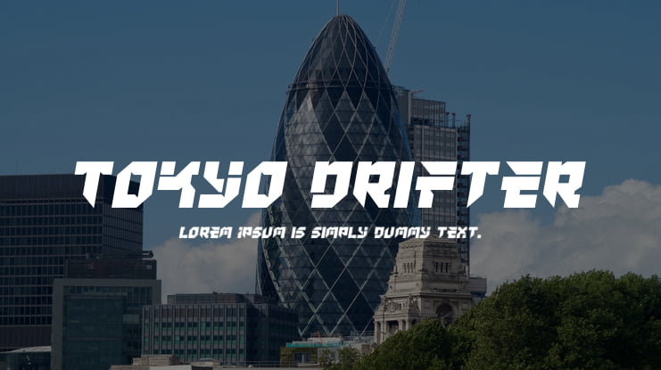 Tokyo Drifter Font Family