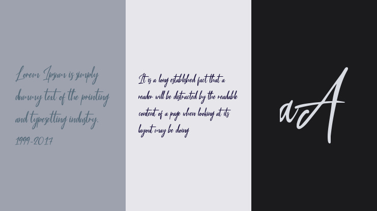 Blue Pen Font