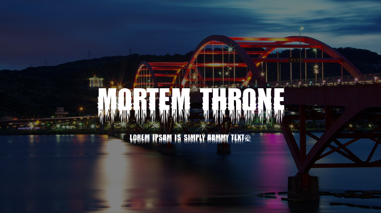 Mortem Throne Font Family