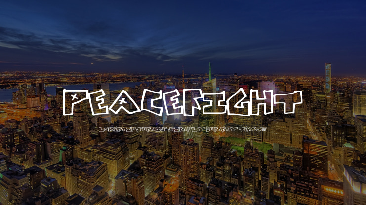 PeaceFight Font
