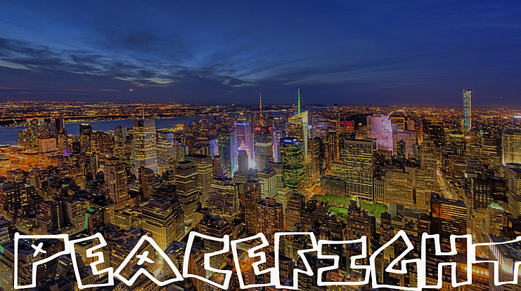 PeaceFight Font