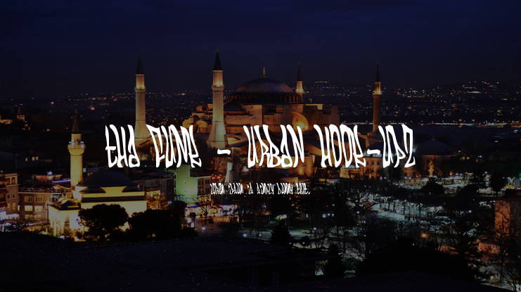 THA FUNK - URBAN HOOK-UPZ Font