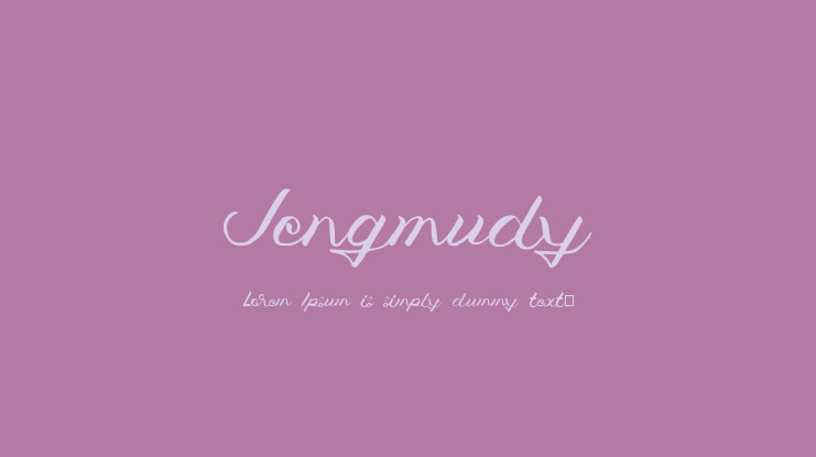 Jengmudy Font