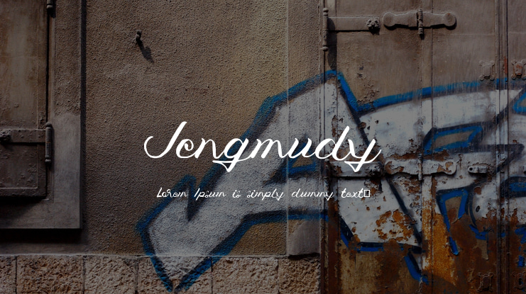 Jengmudy Font