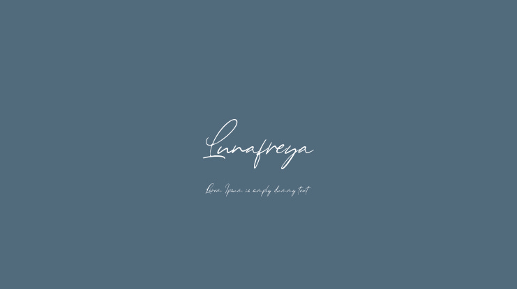 Lunafreya Font