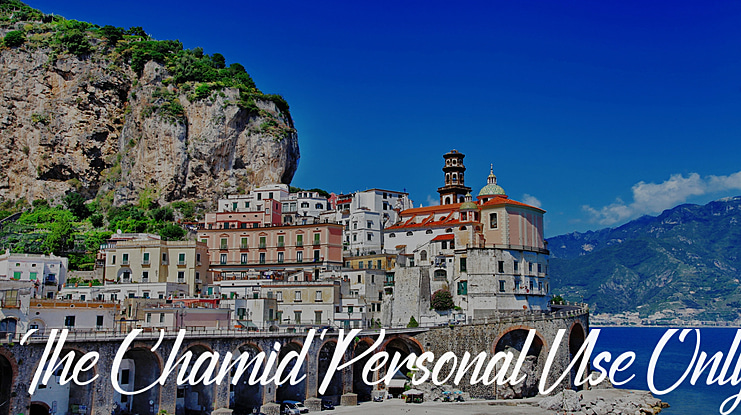 The Chamid Personal Use Only Font