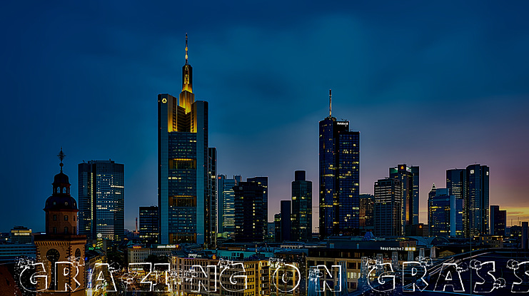 Grazing On Grass Font