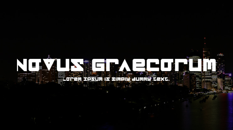 Novus Graecorum Font