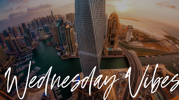 Wednesday Vibes Font