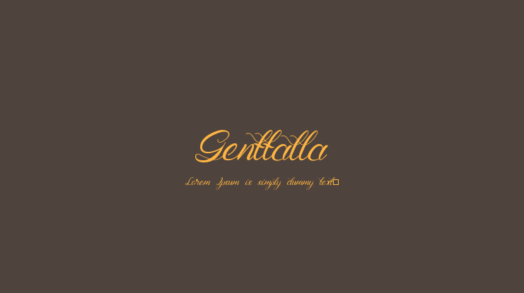 Genttalla Font