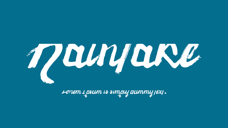 Raintake Font