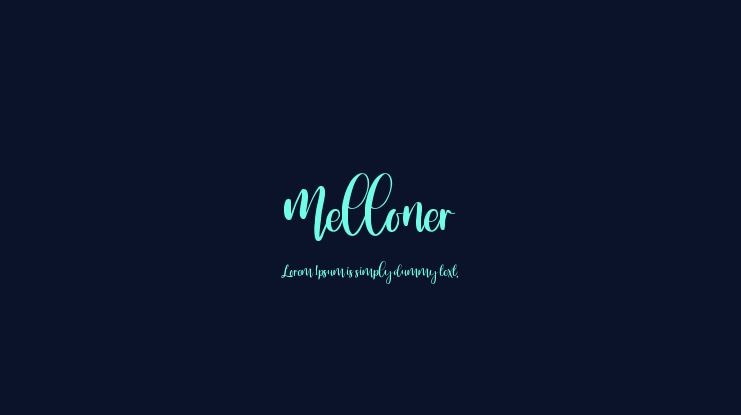 Melloner Font