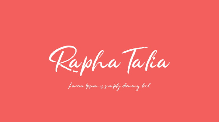 Rapha Talia Font