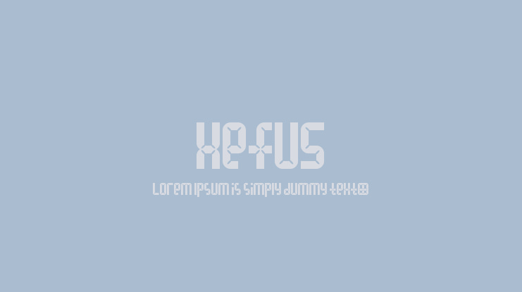 XefuS Font