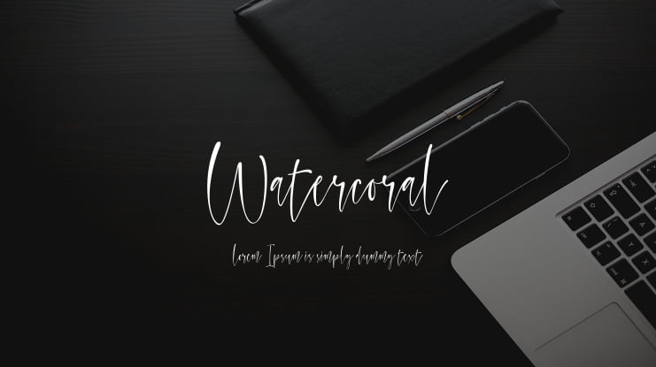 Watercoral Font
