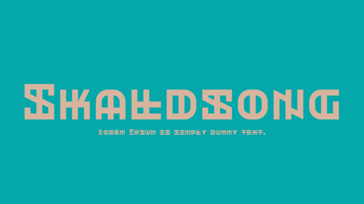 Skaldsong Font