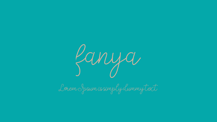 fanya Font Family