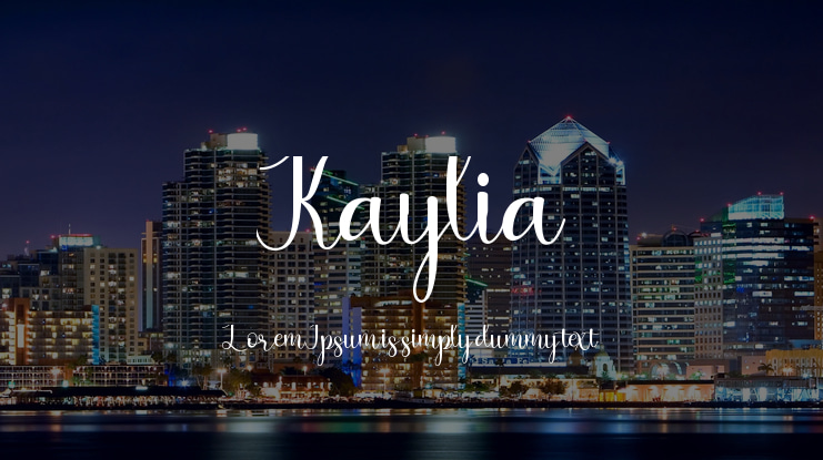 Kaylia Font