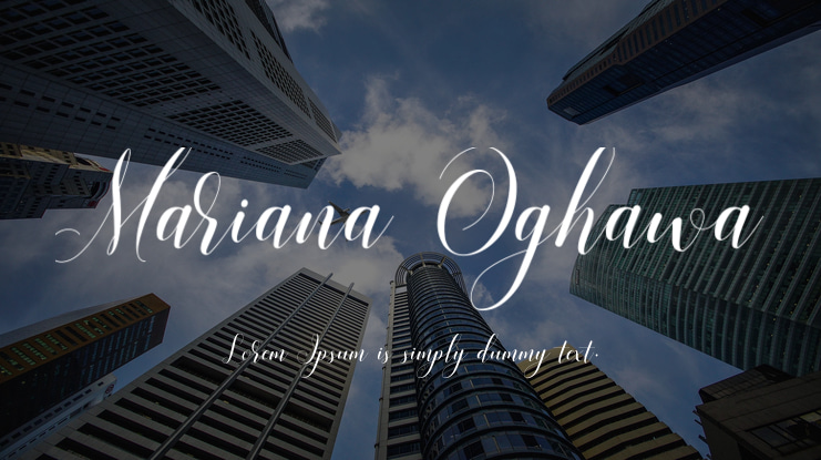 Mariana Oghawa Font