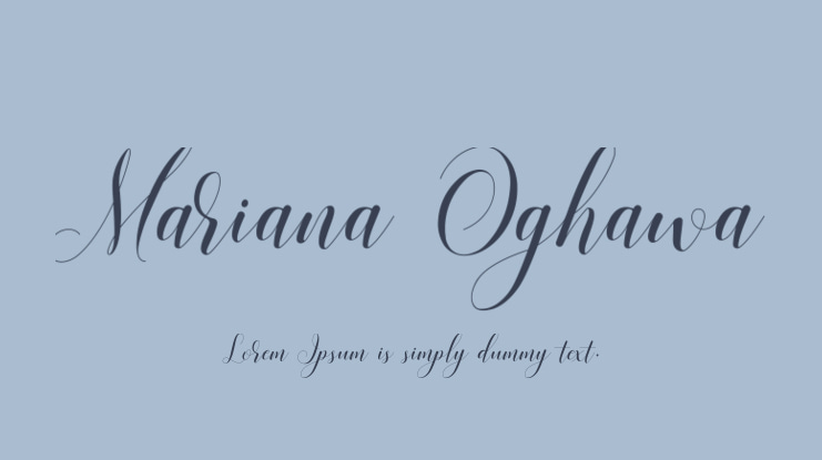 Mariana Oghawa Font