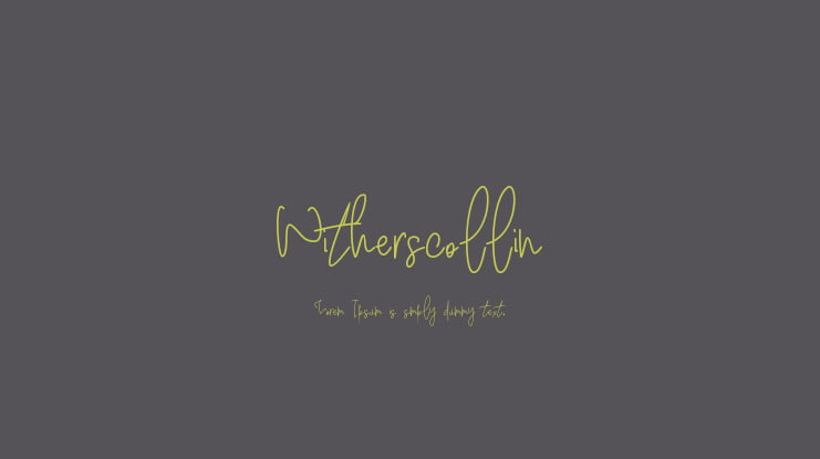 Witherscollin Font