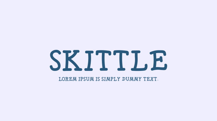 SKITTLE Font