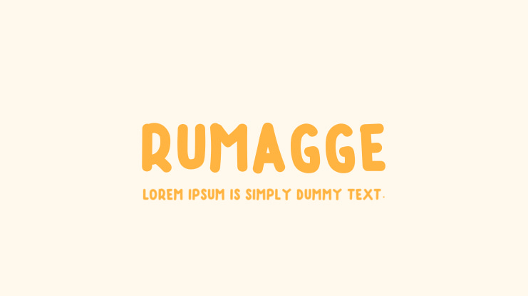 RUMAGGE Font