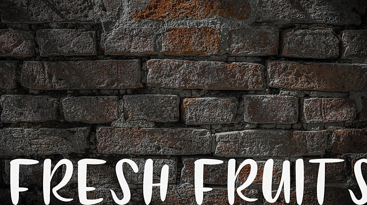 FRESH FRUITS Font Family
