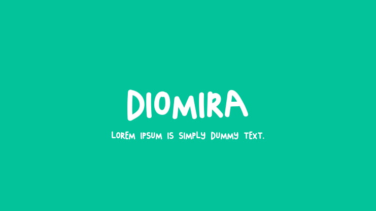 DIOMIRA Font