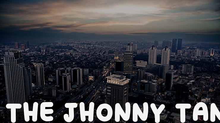 THE JHONNY TAN Font