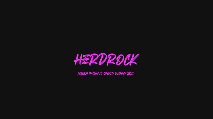 Herdrock Font