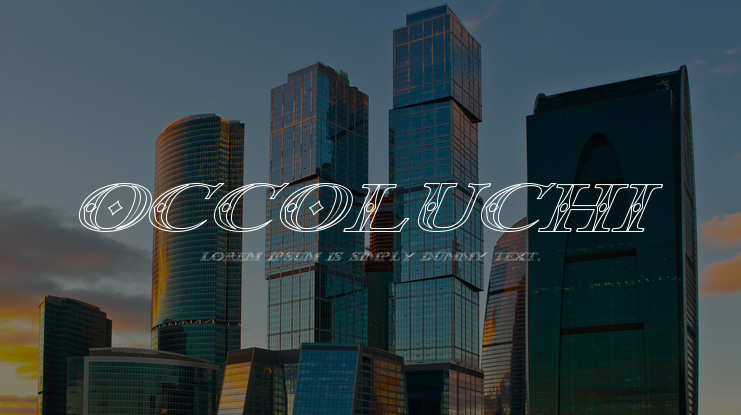 Occoluchi Font Family