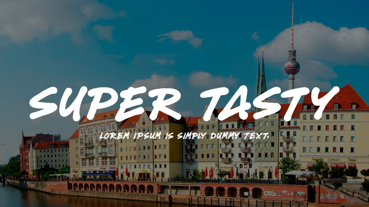 Super Tasty Font Family
