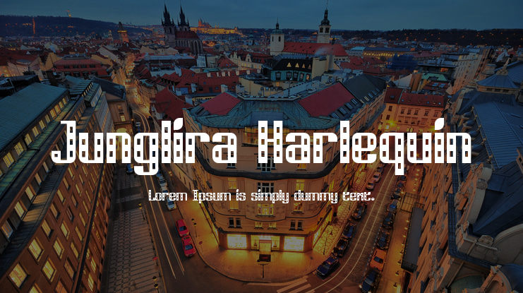 Junglira Harlequin Font Family