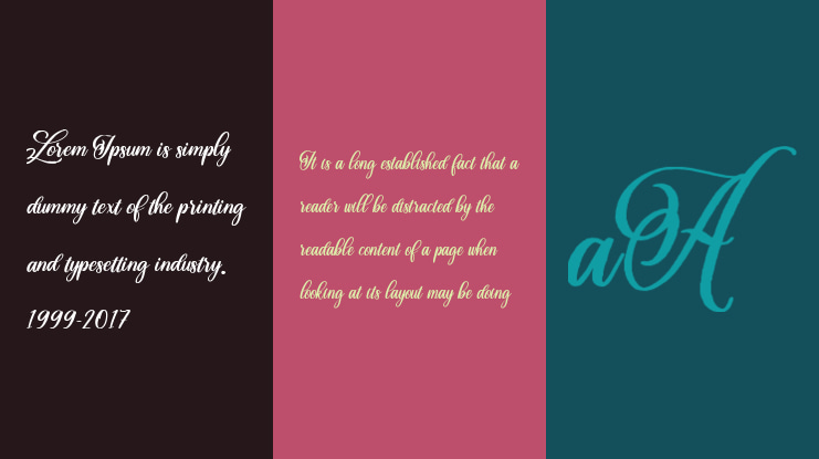 Beautiful Lovina Font