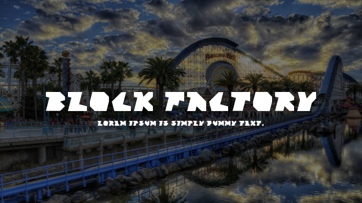 Block Factory Font
